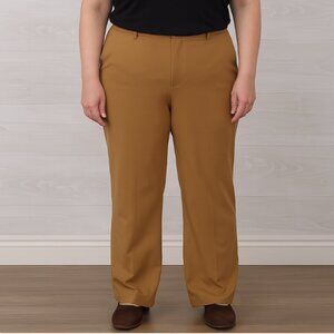 Quince Tan Straight Leg Pants Timeless Style